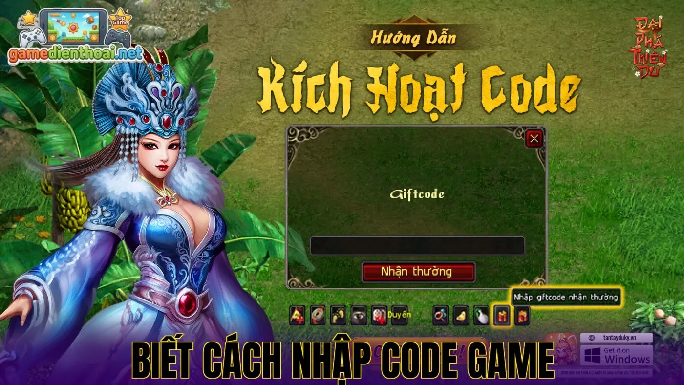 Biết cách nhập code game