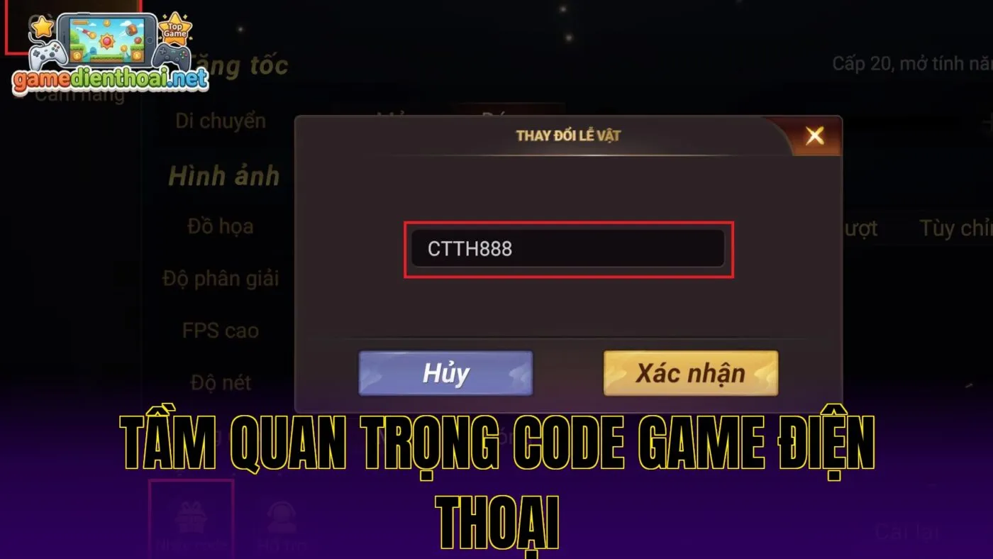 Tầm quan trọng code game điện thoại