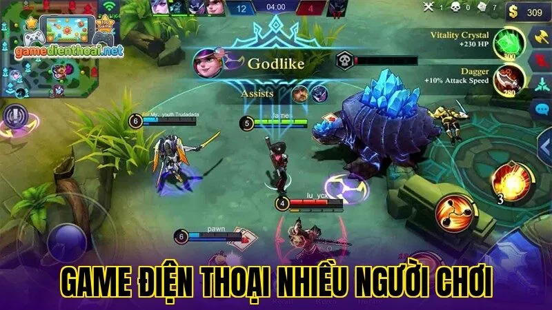 Game điện thoại nhiều người chơi
