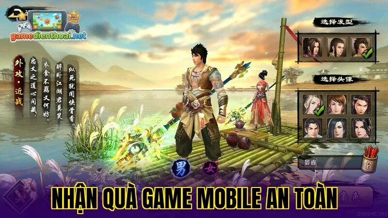 Nhận quà game mobile an toàn
