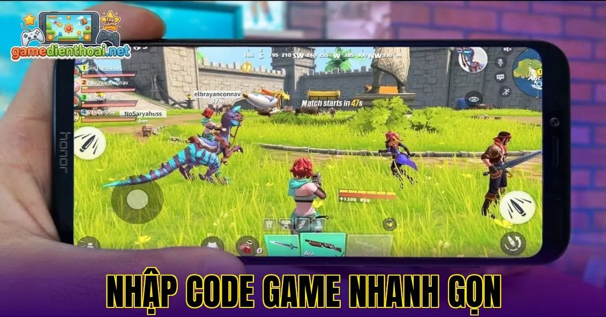 Nhập Code Game Nhanh Gọn