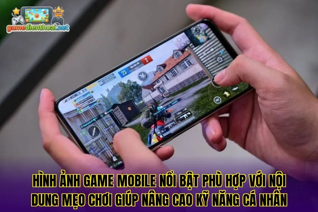 Hình ảnh game mobile nổi bật phù hợp với nội dung mẹo chơi giúp nâng cao kỹ năng cá nhân